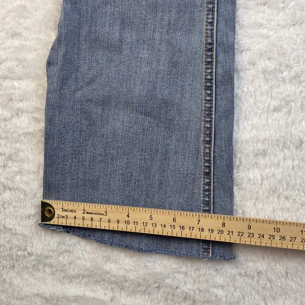 Grace In LA Jeans Size 25 Bootcut Blue Denim Stretch Embroidered Cowgirl Western